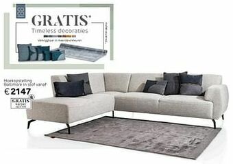 Henders & Hazel Hoekopstelling baltimore in stof aanbieding