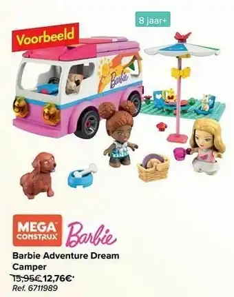Carrefour Barbie adventure dream camper aanbieding