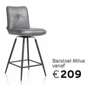 Henders & Hazel Barstoel milva aanbieding