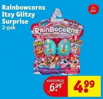 Kruidvat Rainbowcorns itzy glitzy surprise aanbieding