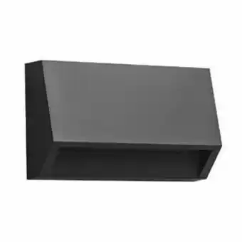 Zelfbouwmarkt Buitenverlichting - Wandlicht - Led - B10cm - Zwart aanbieding