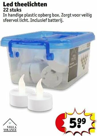 Kruidvat Led theelichten aanbieding
