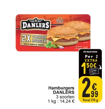 Cora Hamburgers danlers aanbieding