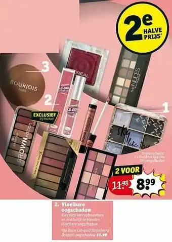 Kruidvat Vloeibare oogschaduw aanbieding