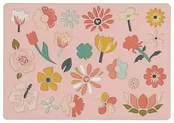 HEMA HEMA Tekensjabloon Bloemen aanbieding