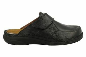 Berca Shoes Helix Pantoffel Heren Comfort Volledig Leder - Zwart aanbieding