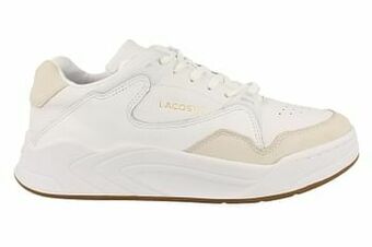 Berca Shoes Lacoste Veterschoen Heren Court Slam - Wit aanbieding