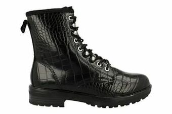 Berca Shoes Tamaris Bottine Dames - Zwart aanbieding