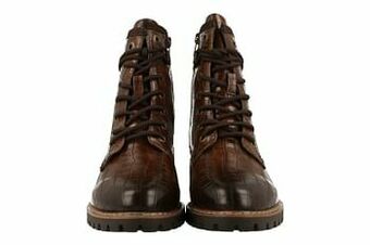 Berca Shoes S. Oliver Bottine Dames Trend Dierenprint - Cognac aanbieding