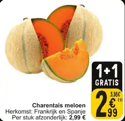 Cora Charentais meloen aanbieding