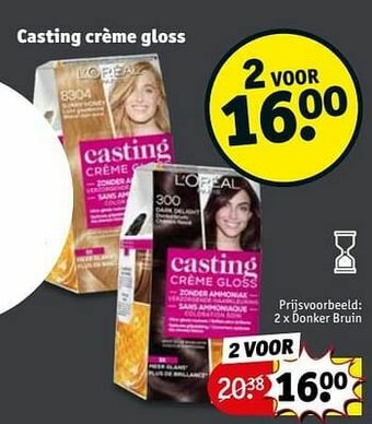 Kruidvat Casting crème gloss donker bruin aanbieding