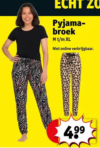 Kruidvat Pyjamabroek aanbieding