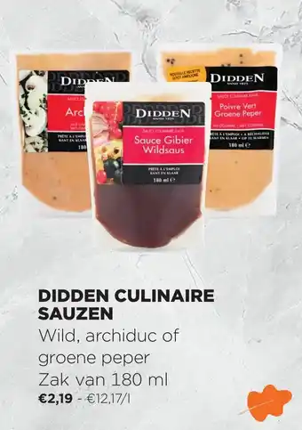 Jumbo Didden culinaire sauzen 180 ml aanbieding
