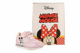 Berca Shoes Minnie Mouse Sneaker Laag Meisjes Maat 24/32 Met Lichtjes - Roze aanbieding