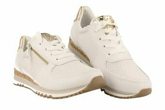 Berca Shoes Marco Tozzi Sneaker Laag Dames Feel Me-Functionele Rits - Wit aanbieding