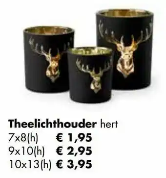 Multi bazar Theelichthouder hert aanbieding