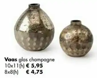 Multi bazar Vaas glas champagne aanbieding