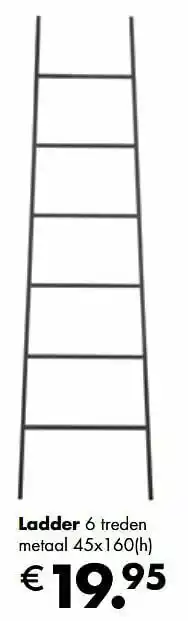 Multi bazar Ladder 6 treden metaal aanbieding