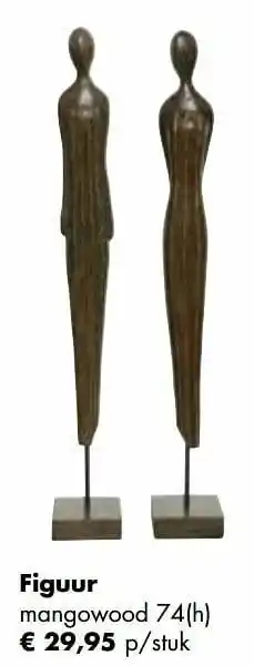 Multi bazar Figuur mangowood aanbieding