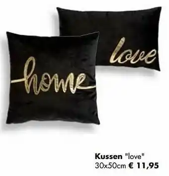 Multi bazar Kussen love aanbieding