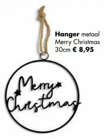 Multi bazar Hanger metaal merry christmas aanbieding