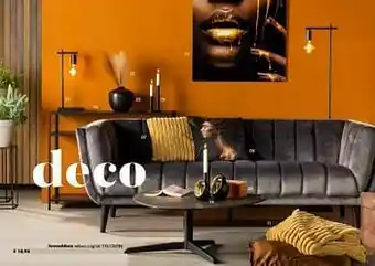 Multi bazar Juweeldoos velours cognac aanbieding