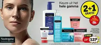 Kruidvat Neutrogena hydro boost aqua reinigingsgel aanbieding