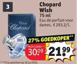 Kruidvat Chopard Wish aanbieding