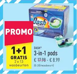 ALDI Dash 3-in-1 pods aanbieding