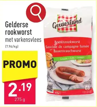 ALDI Gelderse rookworst aanbieding