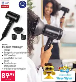 ALDI Ambiano Premium haardroger aanbieding