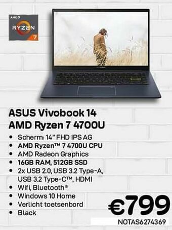 Asus vivobook 14 amd ryzen 7 4700u