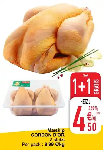 Cora Maïskip aanbieding