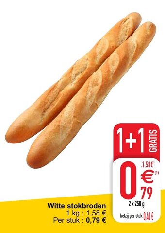 Witte stokbroden