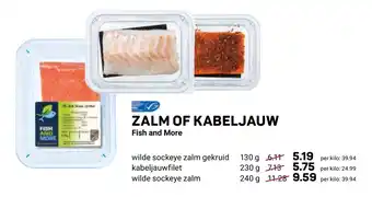 Zalm of Kabeljauw
