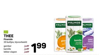 Ekoplaza Thee Piramide aanbieding