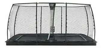 Dreamland EXIT inbouwtrampoline met veiligheidsnet Dynamic Groundlevel L 4,58 x B 2,75 m aanbieding