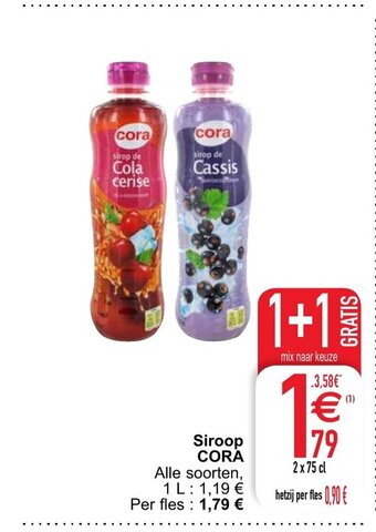 Cora Siroop aanbieding