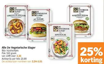 Albert Heijn De Vegetarische Slager 160g aanbieding