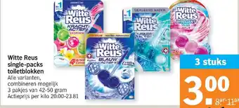 Albert Heijn Witte Reus single-packs toiletblokken 42-50g aanbieding
