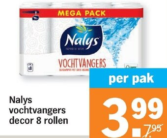 Nalys vochtvangers decor 8 rollen