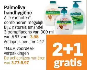 Albert Heijn Palmolive handhygiene 300ml aanbieding