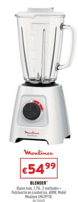 Trafic Moulinex Blender aanbieding