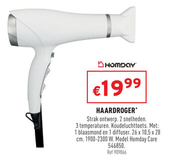 Trafic Homday Haardroger aanbieding