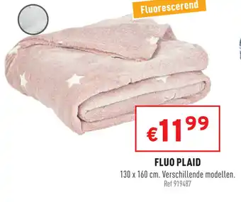 Trafic Fluo Plaid 130x160 cm aanbieding