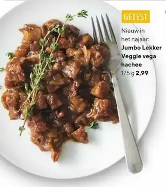 Jumbo Lekker Veggie vega hachee 175g aanbieding