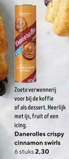 Jumbo Danerolles crispy cinnamon swirls 6stuks aanbieding