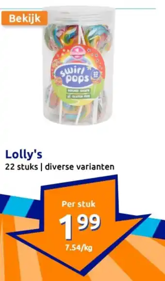 Action Lolly's aanbieding