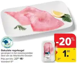 Carrefour Gekuiste rogvleugel aanbieding