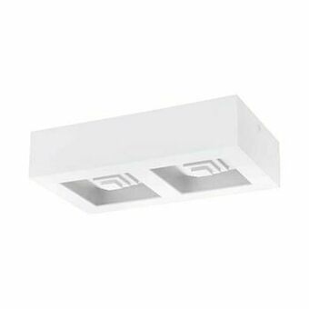 Plafondlamp Led - 2x6,3w - 1680lm - Staal/wit